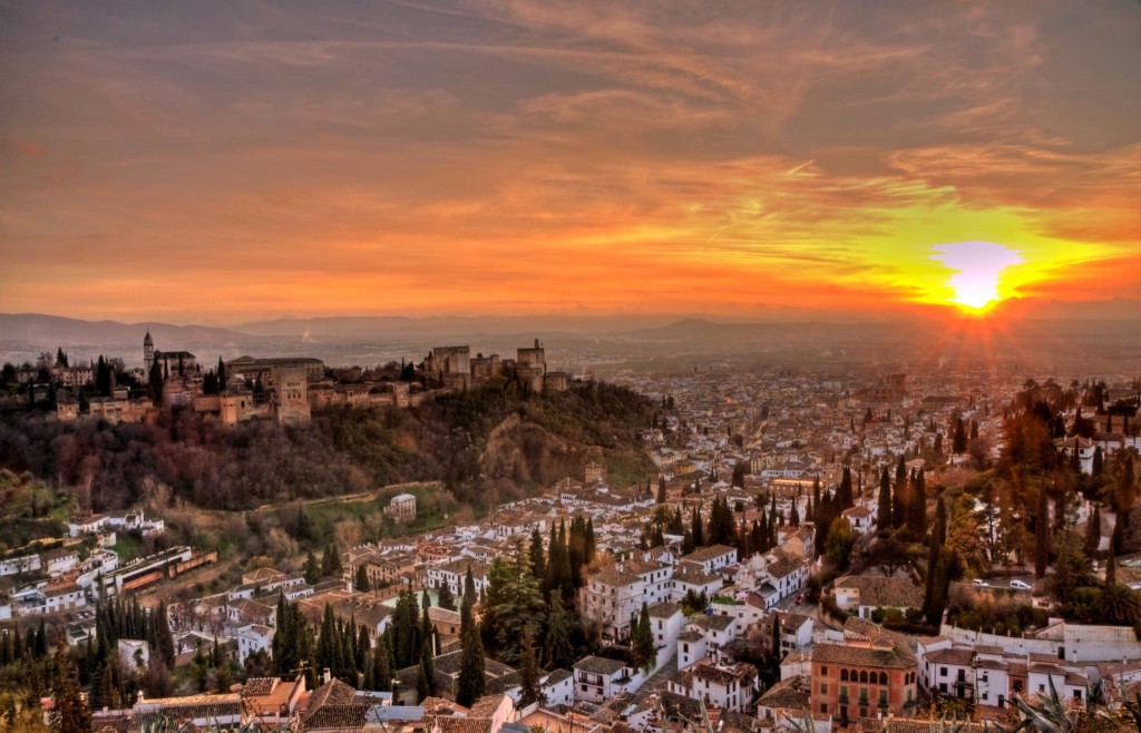 Atardecer en Granada